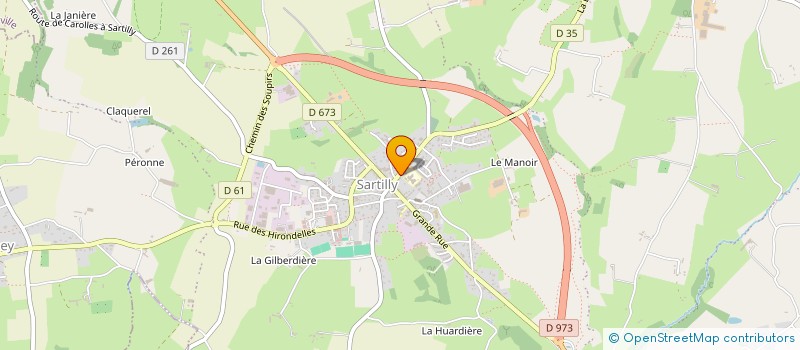 localisation de l'entreprise MADAME JULIE SAUVE  SARTILLY-BAIE-BOCAGE