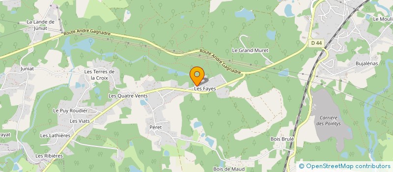 localisation de l'entreprise MADAME JULIE SAVIGNY  AMBAZAC