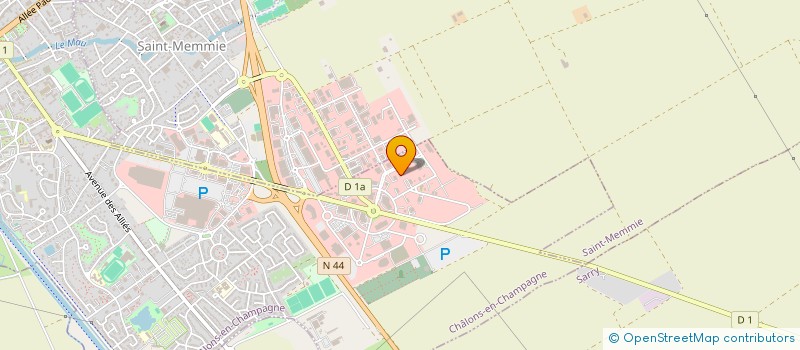 localisation de l'entreprise MADAME JULIE SAVRY  CHALONS-EN-CHAMPAGNE