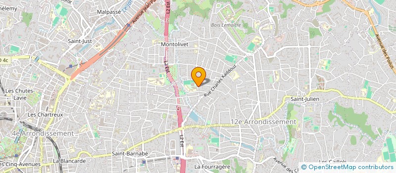 localisation de l'entreprise MADAME JULIE SBRIZZAI  MARSEILLE