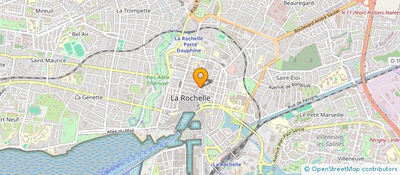 localisation de l'entreprise MADAME JULIE SCANU  LA ROCHELLE