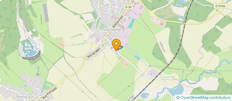 localisation de l'entreprise MADAME JULIE SCHAEFFLER  FOLSCHVILLER