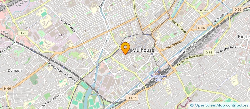 localisation de l'entreprise MADAME JULIE SCHERMESSER  MULHOUSE