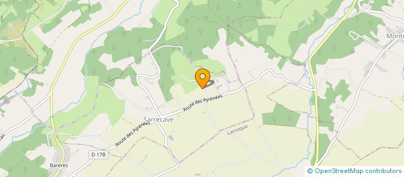 localisation de l'entreprise MADAME JULIE SCHIMEL  SARRECAVE