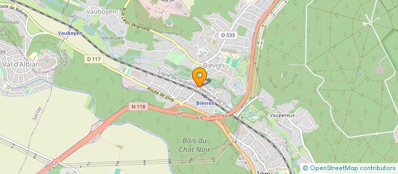 localisation de l'entreprise MADAME JULIE SCHMITT  BIEVRES