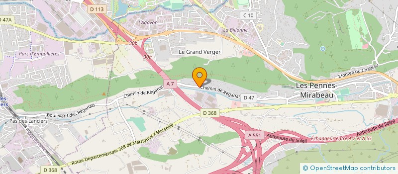 localisation de l'entreprise MADAME JULIE SCHUHMACHER à LES PENNES-MIRABEAU