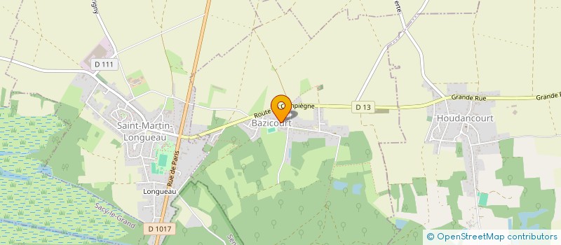 localisation de l'entreprise MADAME JULIE SCHULER  BAZICOURT