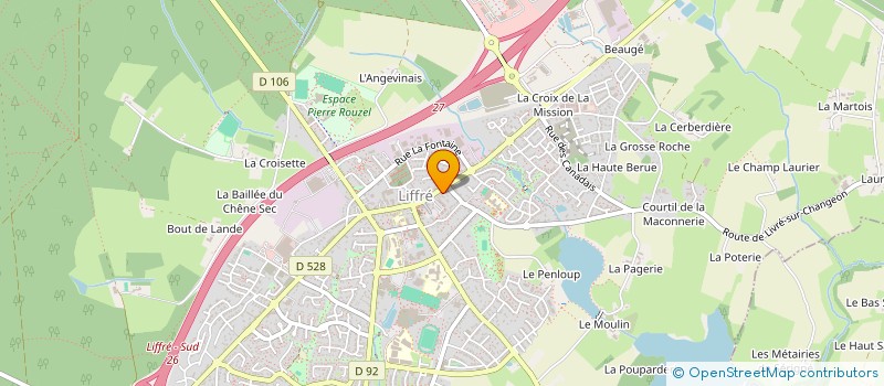 localisation de l'entreprise MADAME JULIE SEBY  ERCE-PRES-LIFFRE