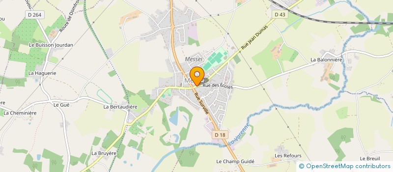 localisation de l'entreprise MADAME JULIE SEINGIER à MESSEI