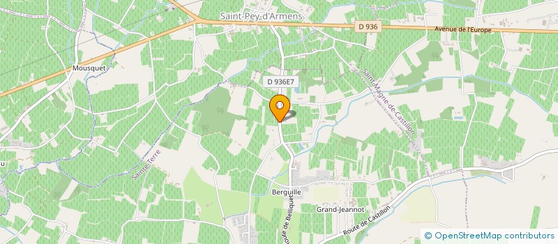 localisation de l'entreprise MADAME JULIE SERRA  SAINTE-TERRE