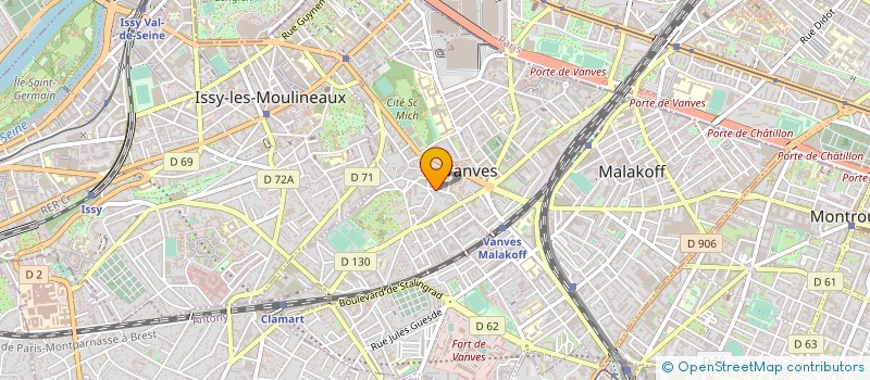 localisation de l'entreprise MADAME JULIE SERRES  VANVES