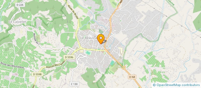 localisation de l'entreprise MADAME JULIE SEYRIG  LE BEAUSSET