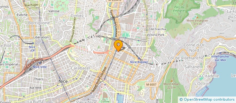 localisation de l'entreprise MADAME JULIE SHAWKY AZMY  NICE