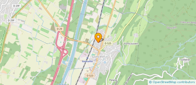 localisation de l'entreprise MADAME JULIE SICARD  GONCELIN