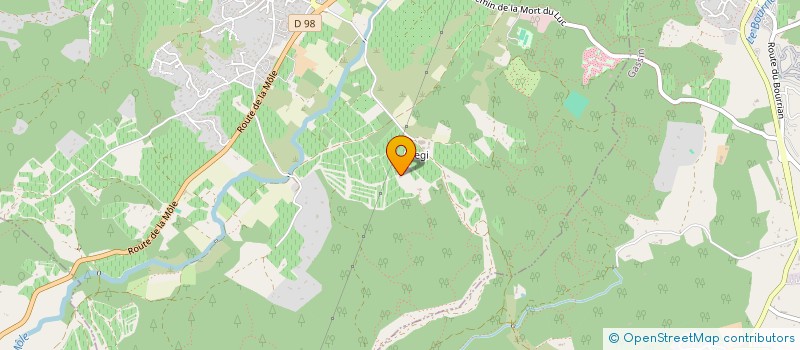 localisation de l'entreprise MADAME JULIE SICARDI  COGOLIN