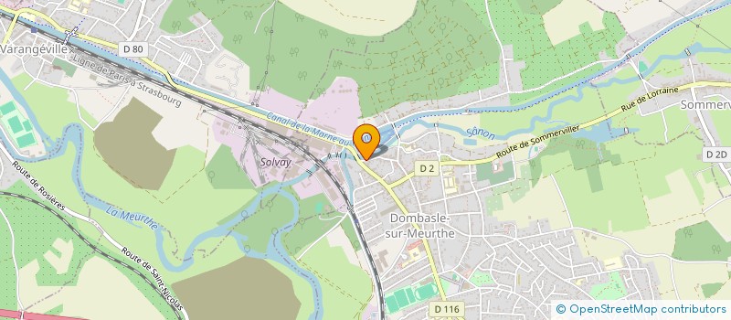 localisation de l'entreprise MADAME JULIE SIGNORI-BOLZINGER  LIVERDUN