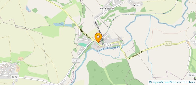 localisation de l'entreprise MADAME JULIE SIGRIST  PANGE