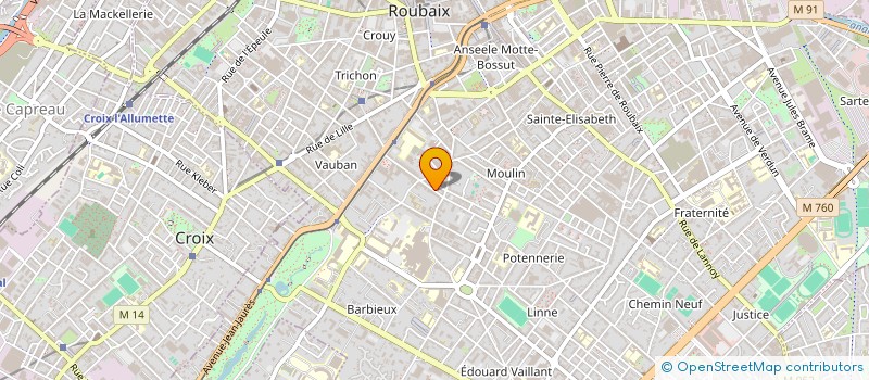 localisation de l'entreprise MADAME JULIE SIKORSKI  ROUBAIX