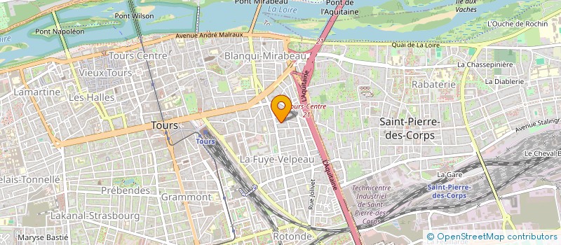 localisation de l'entreprise MADAME JULIE SILLARD  TOURS