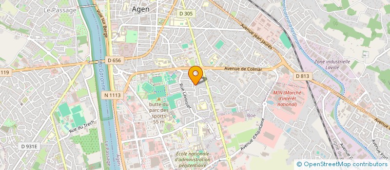 localisation de l'entreprise MADAME JULIE SILVA  AGEN