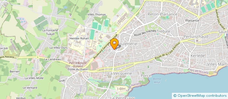 localisation de l'entreprise MADAME JULIE SILVA CUSTODIO  SAINT-NAZAIRE