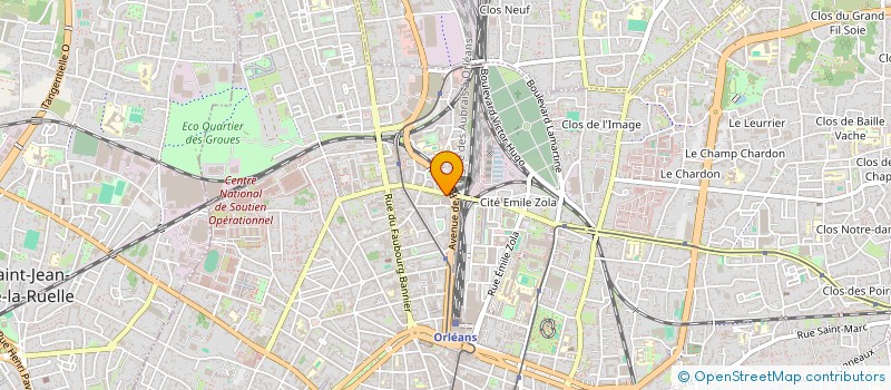 localisation de l'entreprise MADAME JULIE SIMON  ORLEANS