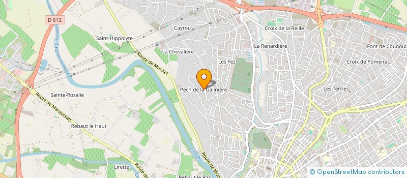 localisation de l'entreprise MADAME JULIE SINAUD  BEZIERS