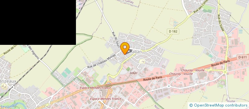 localisation de l'entreprise MADAME JULIE SINTES-ELIE  CHAURAY