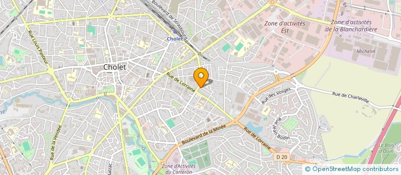 localisation de l'entreprise MADAME JULIE SIVADIER à CHOLET