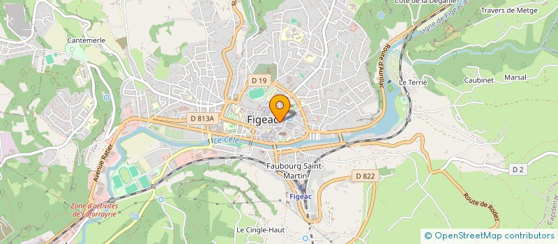 localisation de l'entreprise MADAME JULIE SMITH  FIGEAC