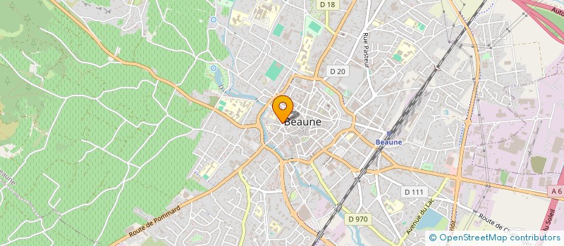 localisation de l'entreprise MADAME JULIE SOHIER  BEAUNE