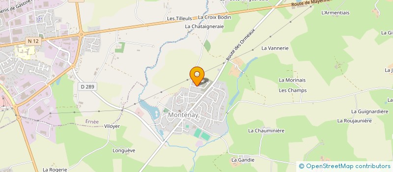 localisation de l'entreprise MADAME JULIE SOLIER  MONTENAY