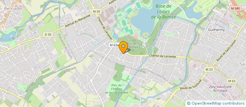 localisation de l'entreprise MADAME JULIE SONGEON  TOURNEFEUILLE