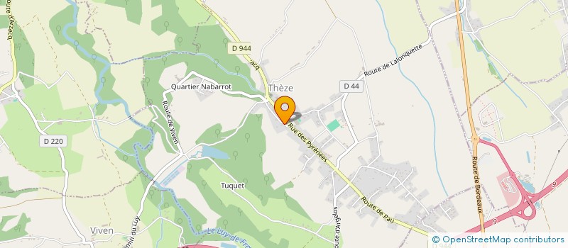 localisation de l'entreprise MADAME JULIE SOUBIELLE  THEZE