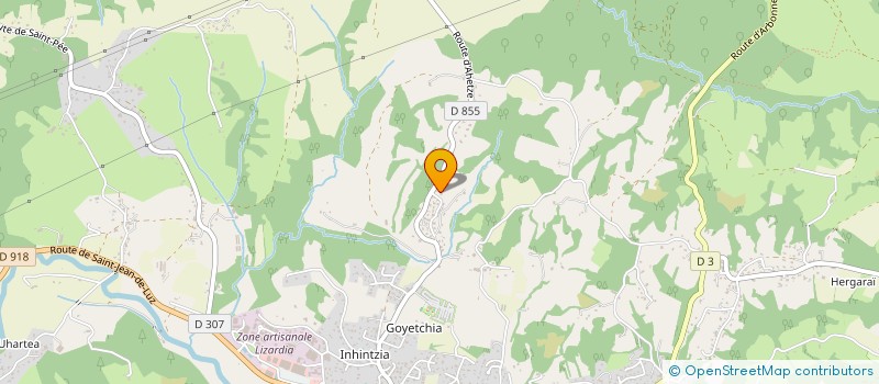 localisation de l'entreprise MADAME JULIE SOUDRE  SAINT-PEE-SUR-NIVELLE