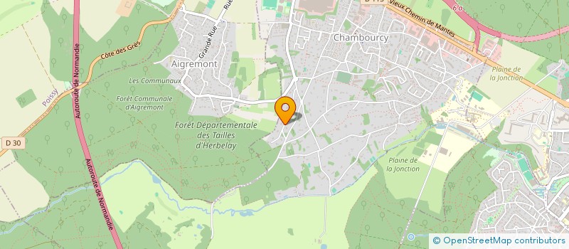 localisation de l'entreprise MADAME JULIE SOUSSAN  CHAMBOURCY