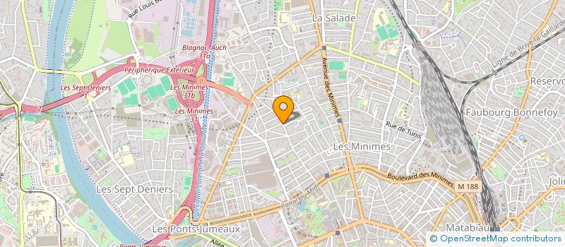 localisation de l'entreprise MADAME JULIE SOUVANNAVONG à TOULOUSE