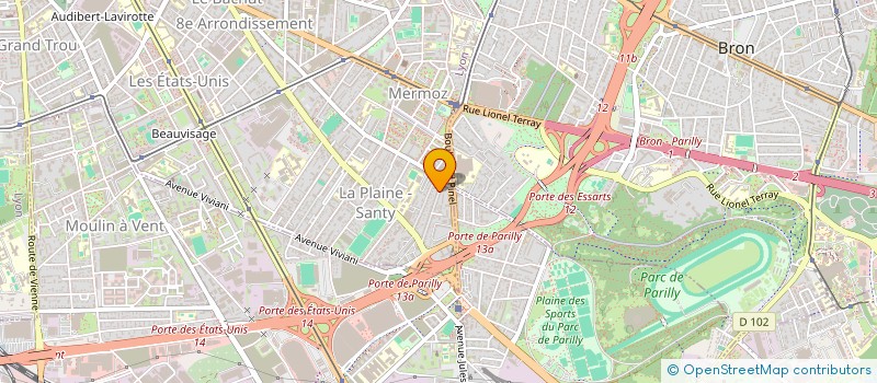 localisation de l'entreprise MADAME JULIE SPERISSEN  LYON