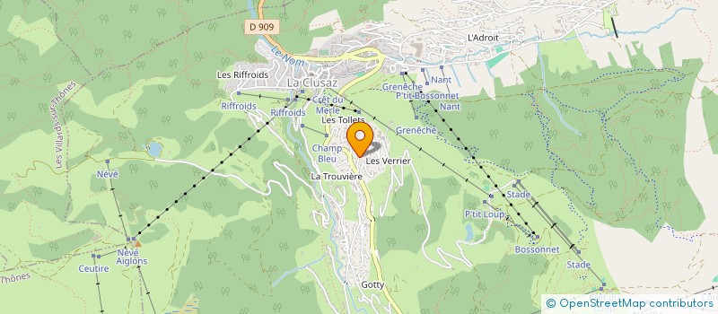 localisation de l'entreprise MADAME JULIE SPIESSER à LA CLUSAZ