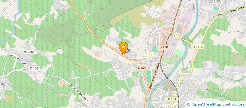 localisation de l'entreprise MADAME JULIE SPINA à LIMOUX