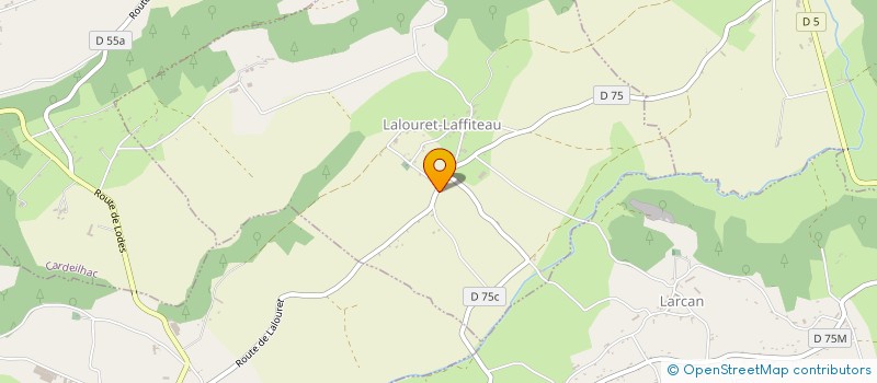 localisation de l'entreprise MADAME JULIE STAEBLER à LALOURET-LAFFITEAU
