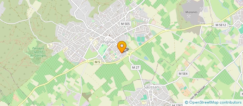 localisation de l'entreprise MADAME JULIE STEFFEN  MONTARNAUD