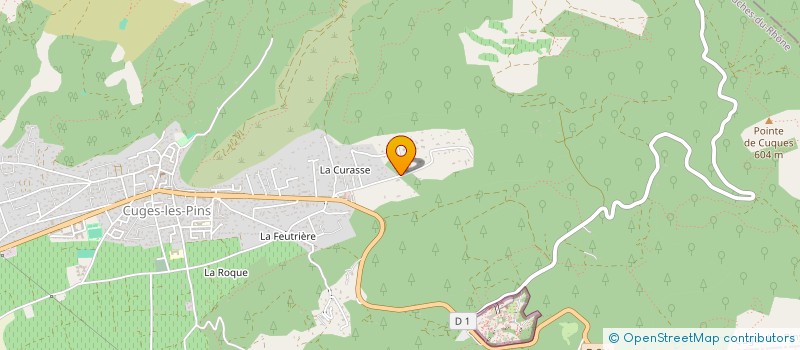 localisation de l'entreprise MADAME JULIE STEVE  CUGES-LES-PINS