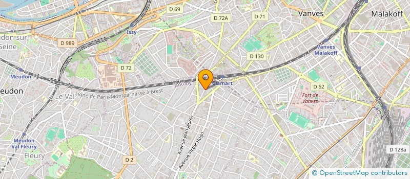 localisation de l'entreprise MADAME JULIE STHOREZ à CLAMART