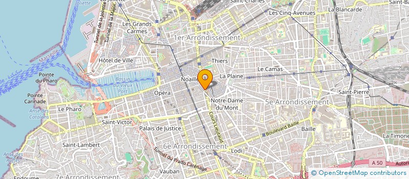 localisation de l'entreprise MADAME JULIE STIOUI  MARSEILLE