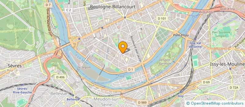 localisation de l'entreprise MADAME JULIE STRASSER à BOULOGNE-BILLANCOURT