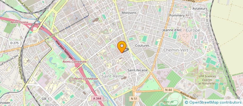 localisation de l'entreprise MADAME JULIE SU  REIMS