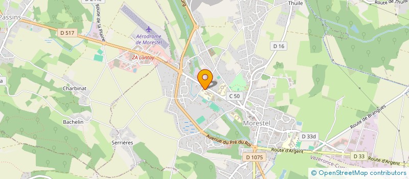 localisation de l'entreprise MADAME JULIE SUDRE  MORESTEL