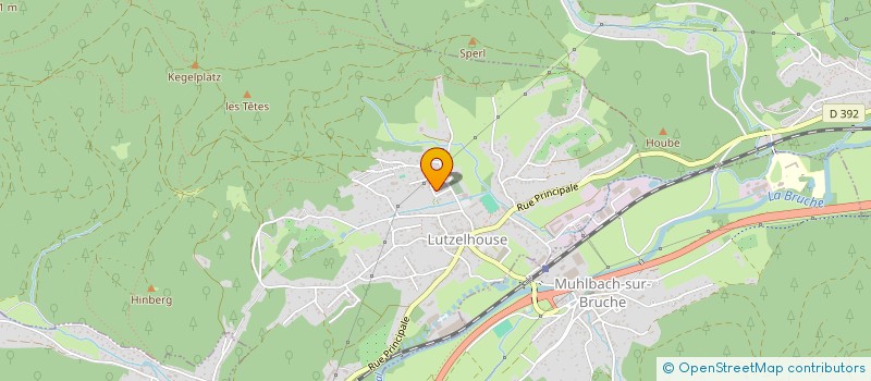 localisation de l'entreprise MADAME JULIE SUPPER  LUTZELHOUSE