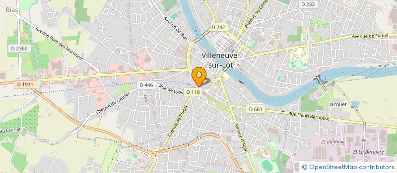 localisation de l'entreprise MADAME JULIE SUZANNE  VILLENEUVE-SUR-LOT